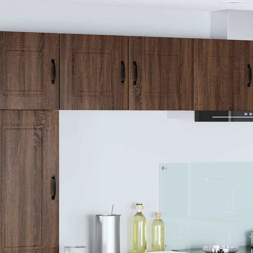Kitchen Wall Cabinet with Shelf 2 pcs Brown Oak 40 x 31 x 40 cm